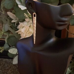 Melrose and Market Hammered Gold Earrings